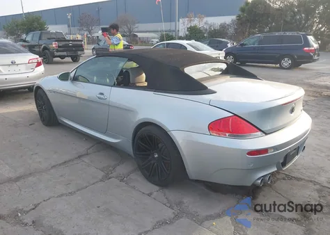 2007 BMW M6 from USA, damaged, VIN WBSEK93597CY78135